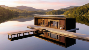 Tóparti wellness pihenőház