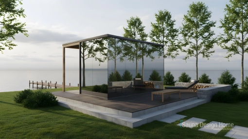 Dizájner Wellness Szaunaház Tervezés