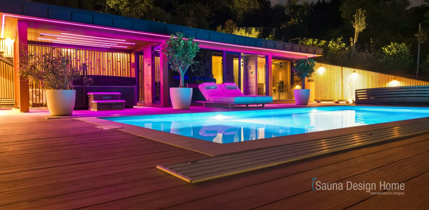 Privát wellness medencével