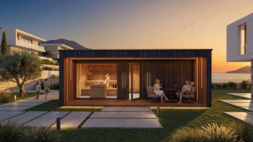 moder kültéri szaunaház