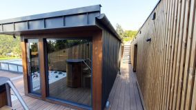 Szauna terasszal és jacuzzival