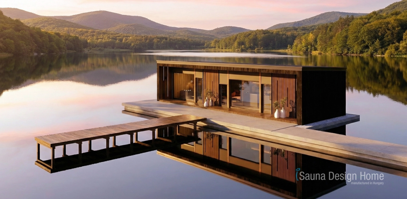 Tóparti wellness pihenőház